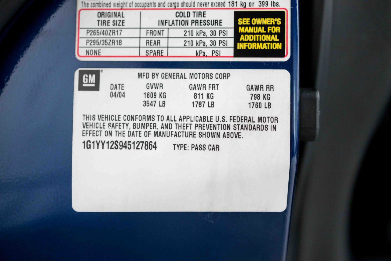 Used 2004 Chevrolet Corvette Z06 w/ Z06 Preferred Equipment Group image 88