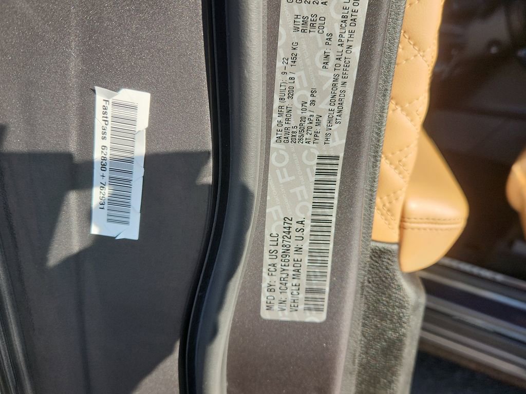 Used 2022 Jeep Grand Cherokee Summit w/ Advanced Protech Group IV image 20