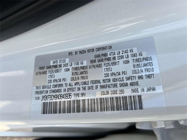 Certified 2022 MAZDA CX-5 AWD 2.5 S w/ Preferred Package image 24