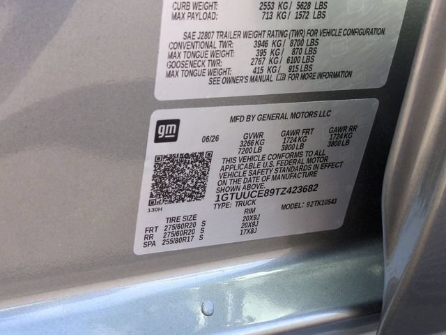 New 2026 GMC Sierra 1500 Elevation w/ LPO, Elevation Black Package AWD/4WD image 34