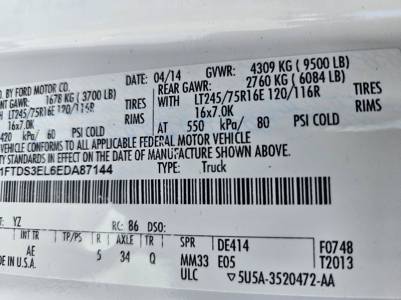 Used 2014 Ford E-350 and Econoline 350 Extended Super Duty w/ Power Group RWD image 53