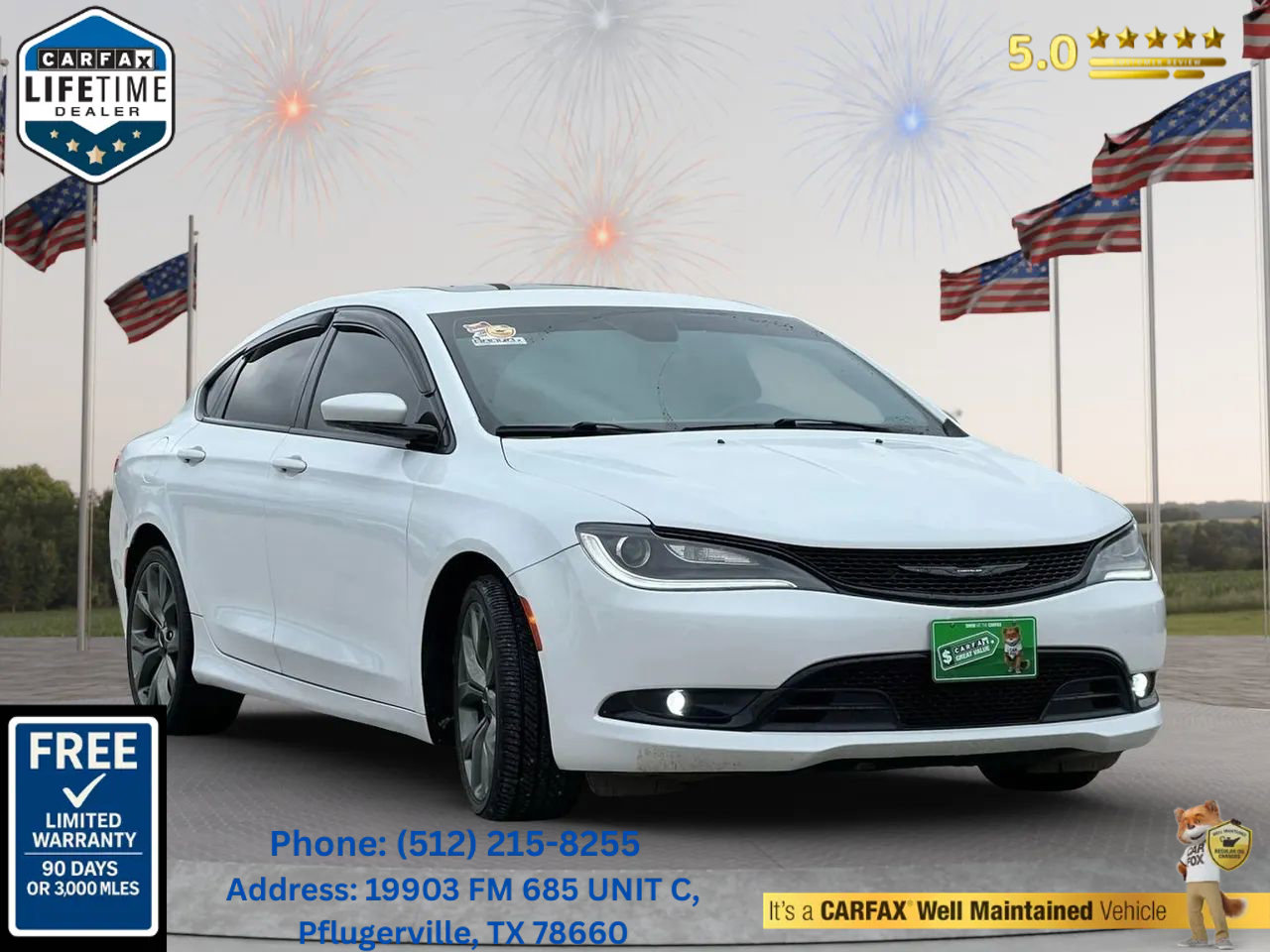Used 2015 Chrysler 200 S w/ Navigation & Sound Group I