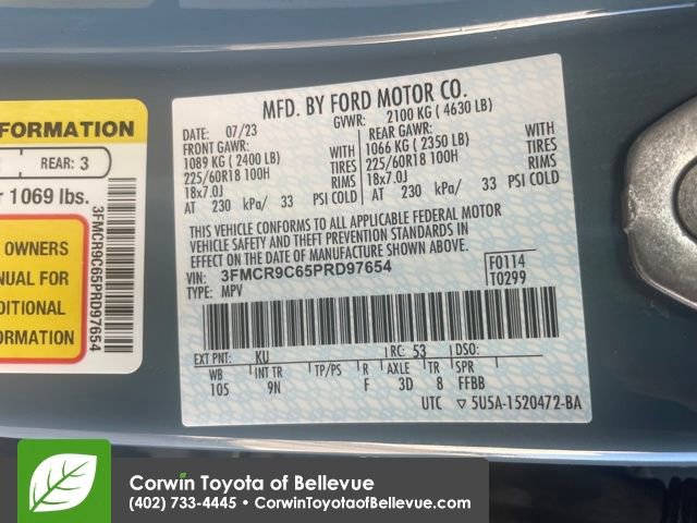 Used 2023 Ford Bronco Sport Outer Banks w/ Tech Package image 15