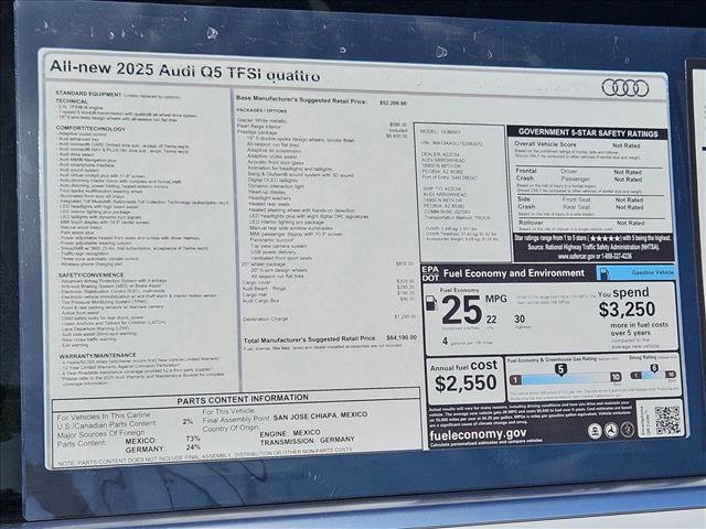 New 2025 Audi Q5 Prestige image 17