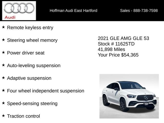 Used 2021 Mercedes-Benz GLE 53 AMG 4MATIC Coupe image 36