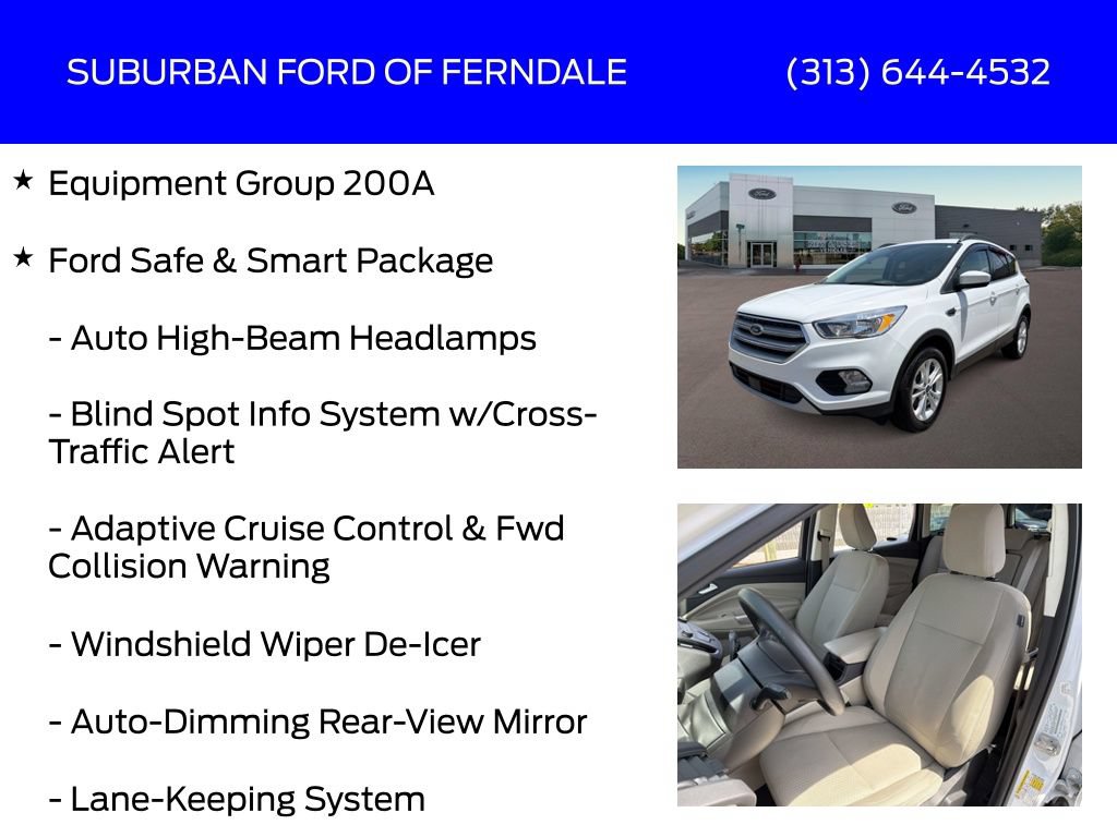 Used 2018 Ford Escape SE w/ Ford Safe & Smart Package FWD image 4