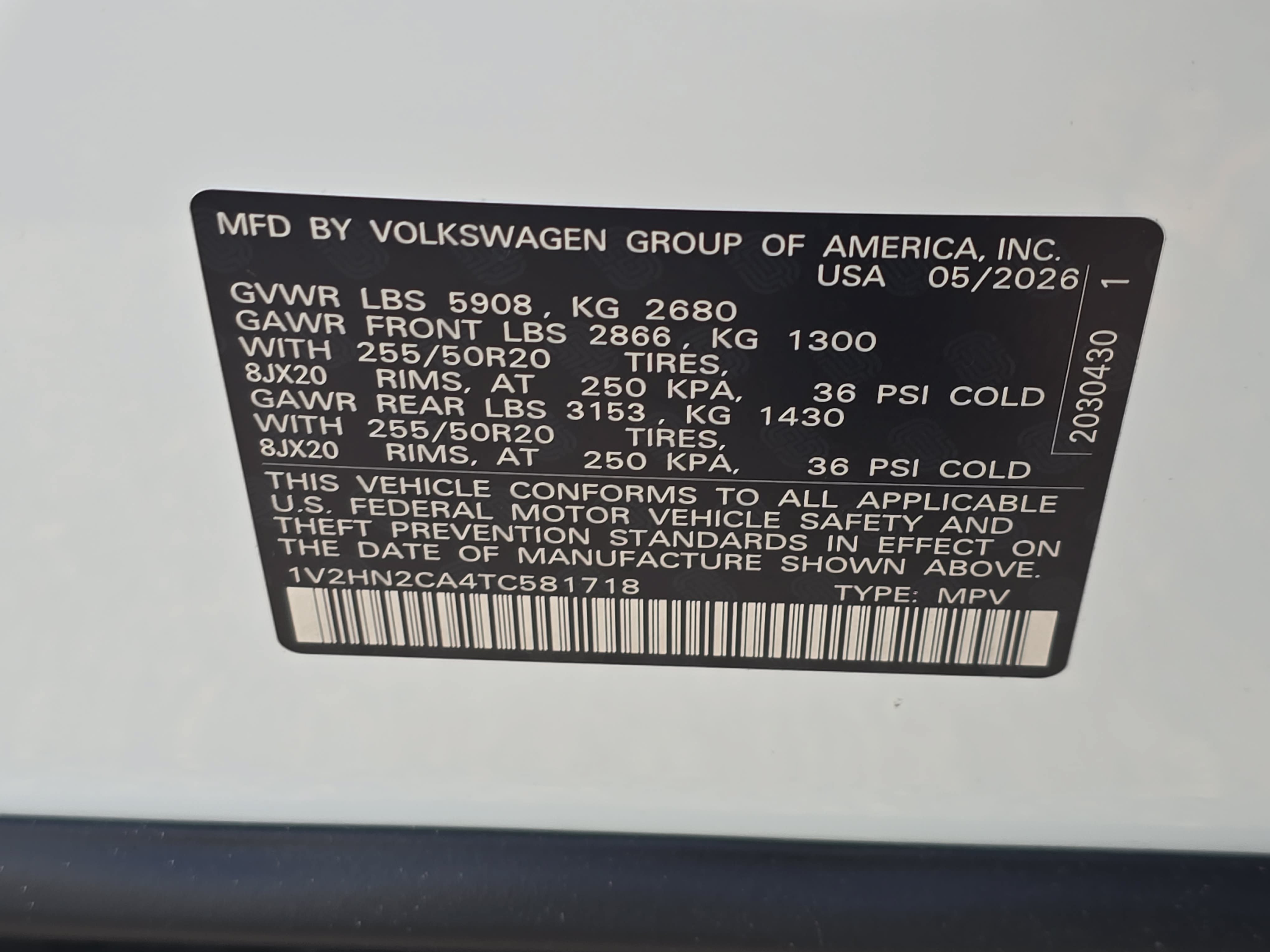 New 2026 Volkswagen Atlas SE AWD/4WD image 35