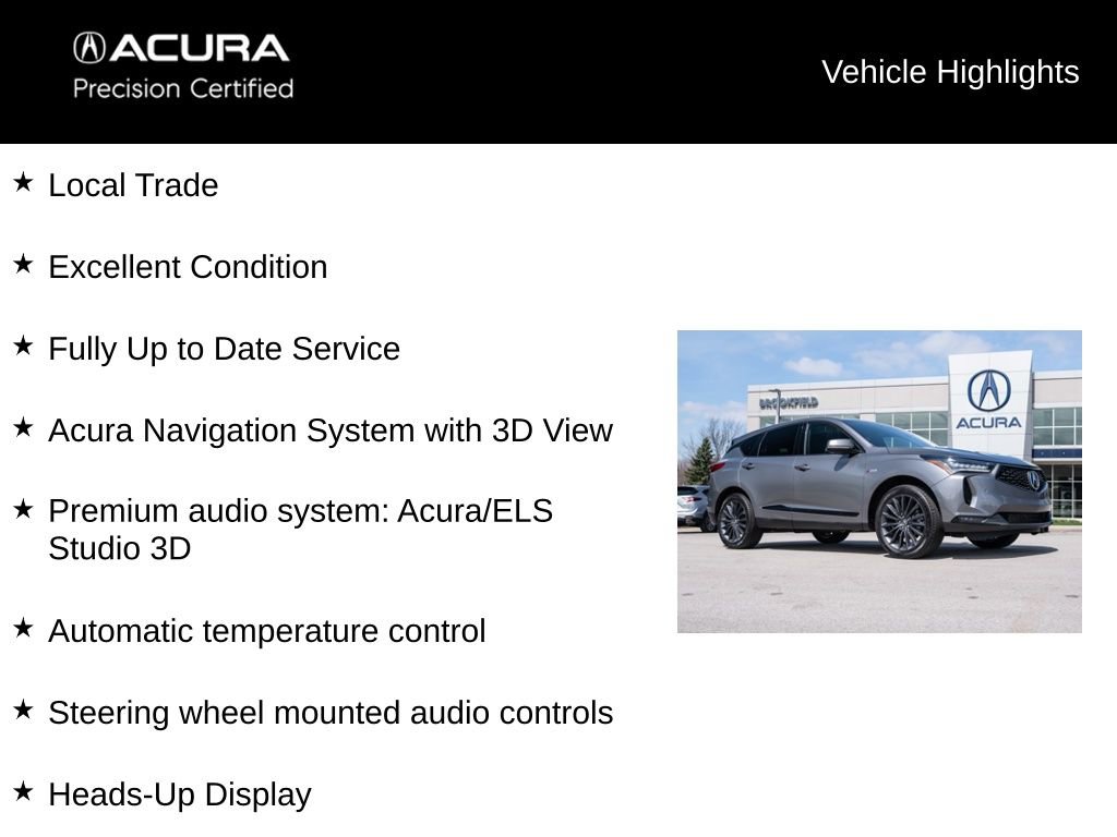 Certified 2023 Acura RDX AWD w/ A-Spec & Advance Pkg image 5