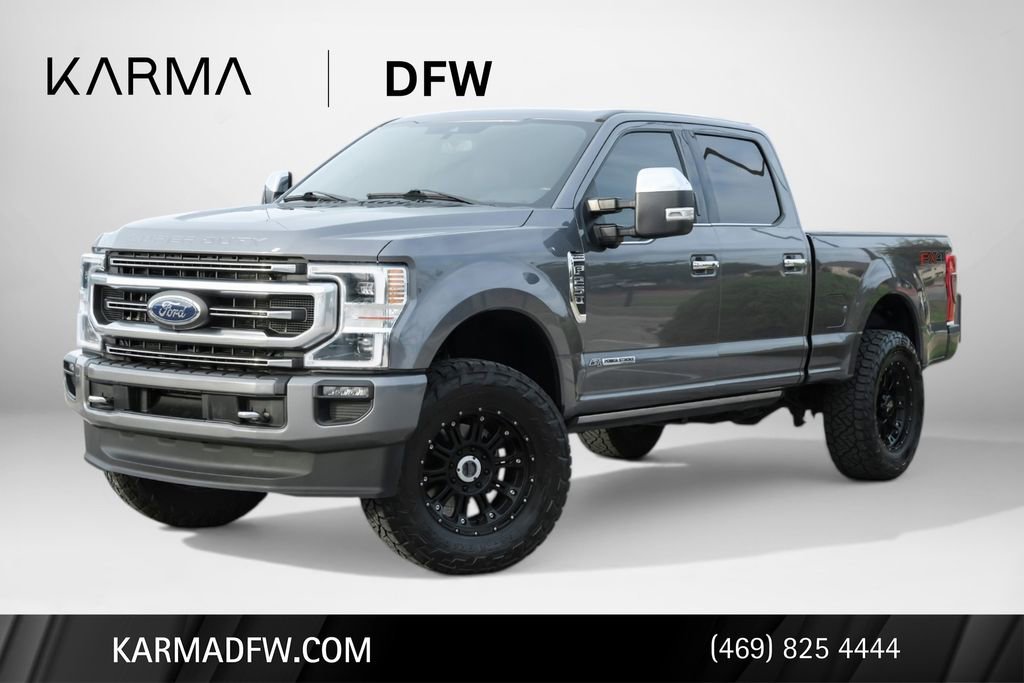 Used 2021 Ford F250 Platinum w/ FX4 Off-Road Package AWD/4WD image 1