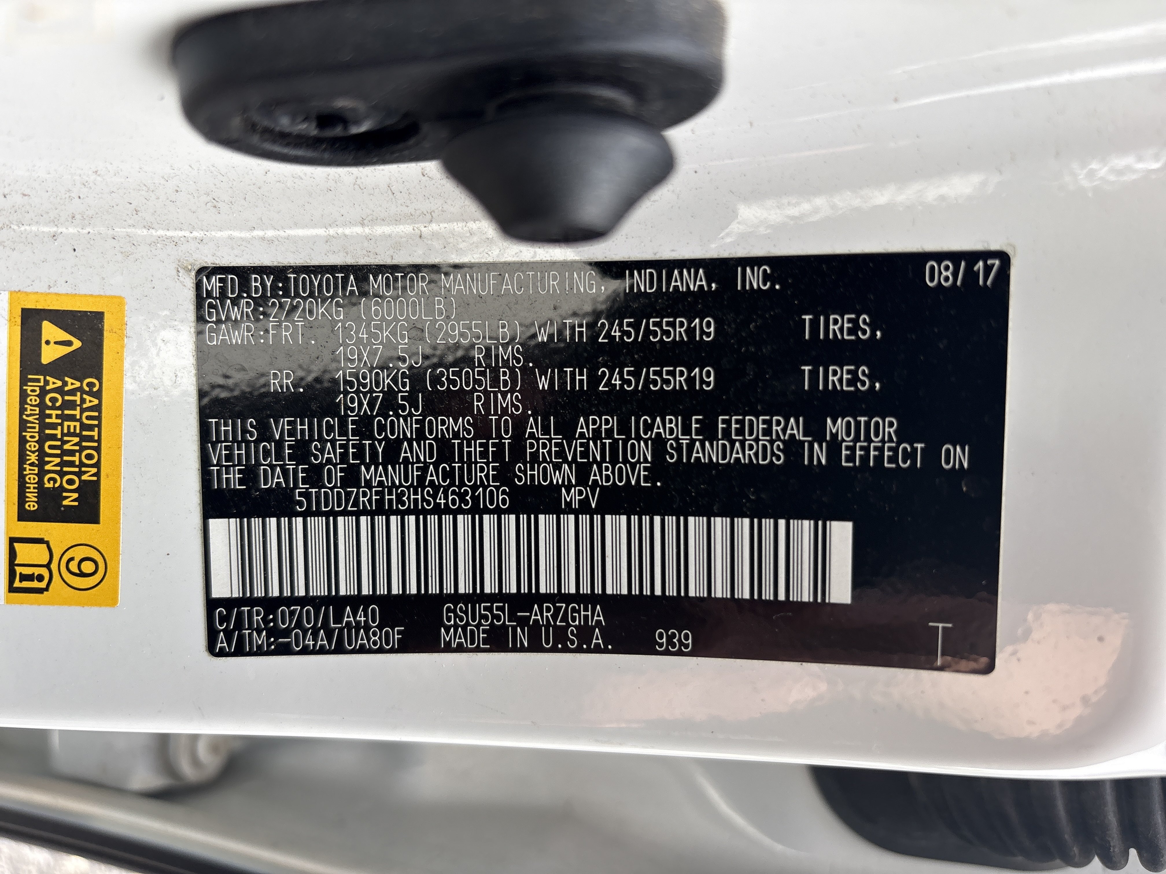 Used 2017 Toyota Highlander Limited w/ Protection Package #3 AWD/4WD image 5