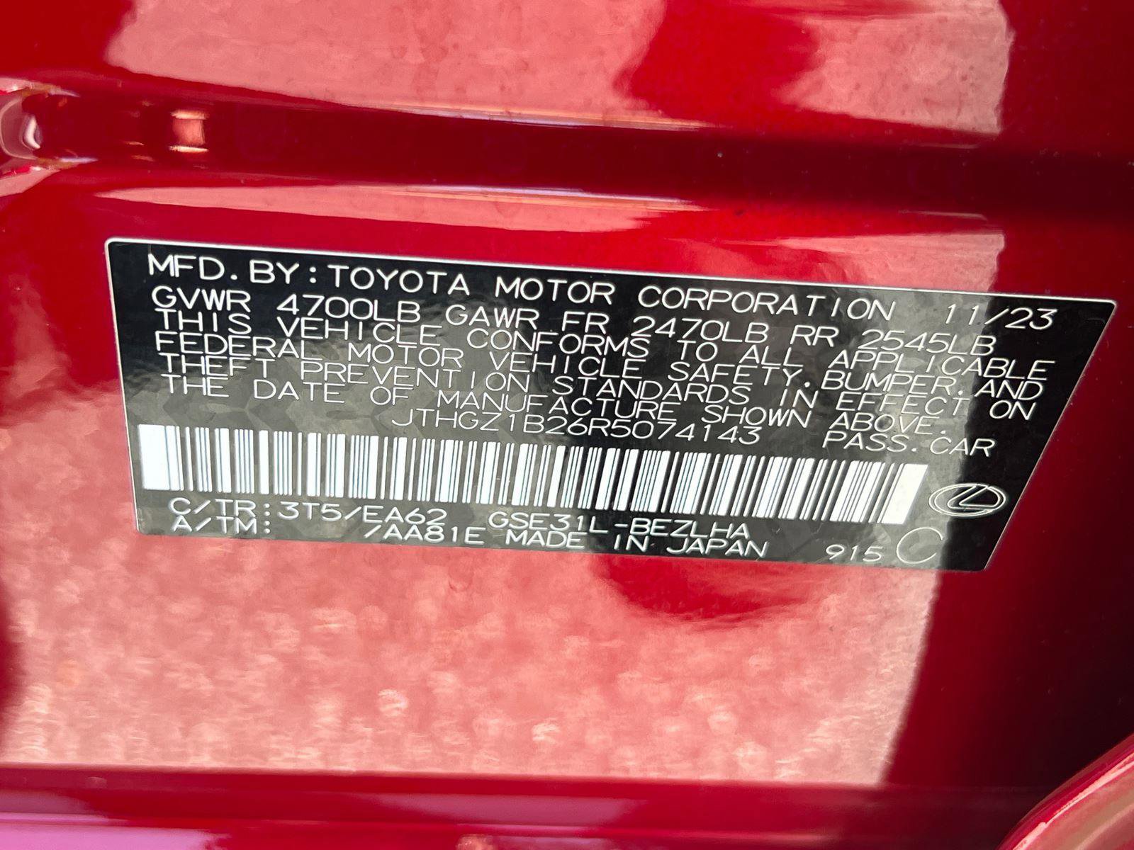 Used 2024 Lexus IS 350 F Sport image 35