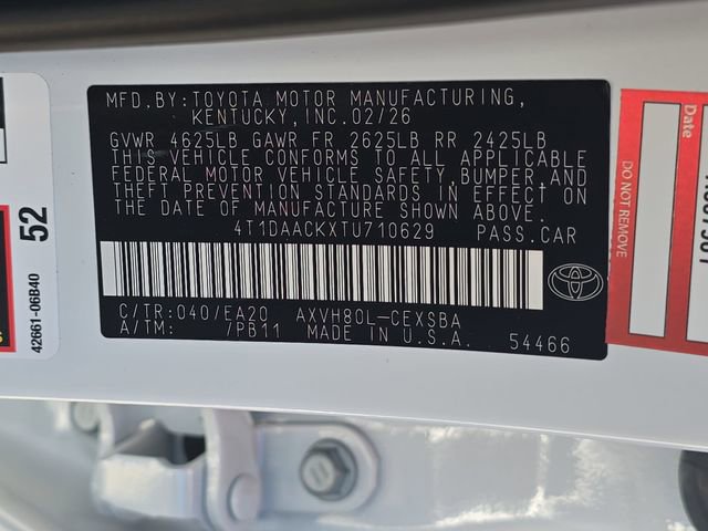 New 2026 Toyota Camry SE image 34