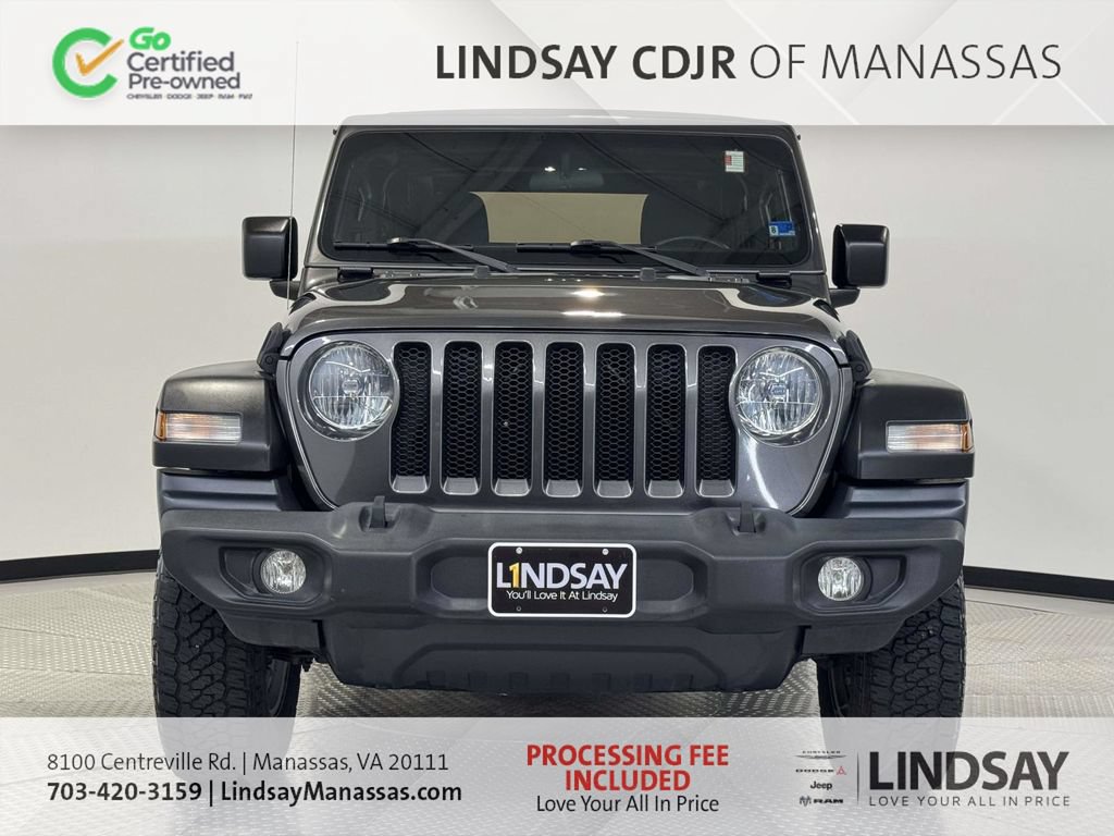 Certified 2019 Jeep Wrangler Sport AWD/4WD image 3