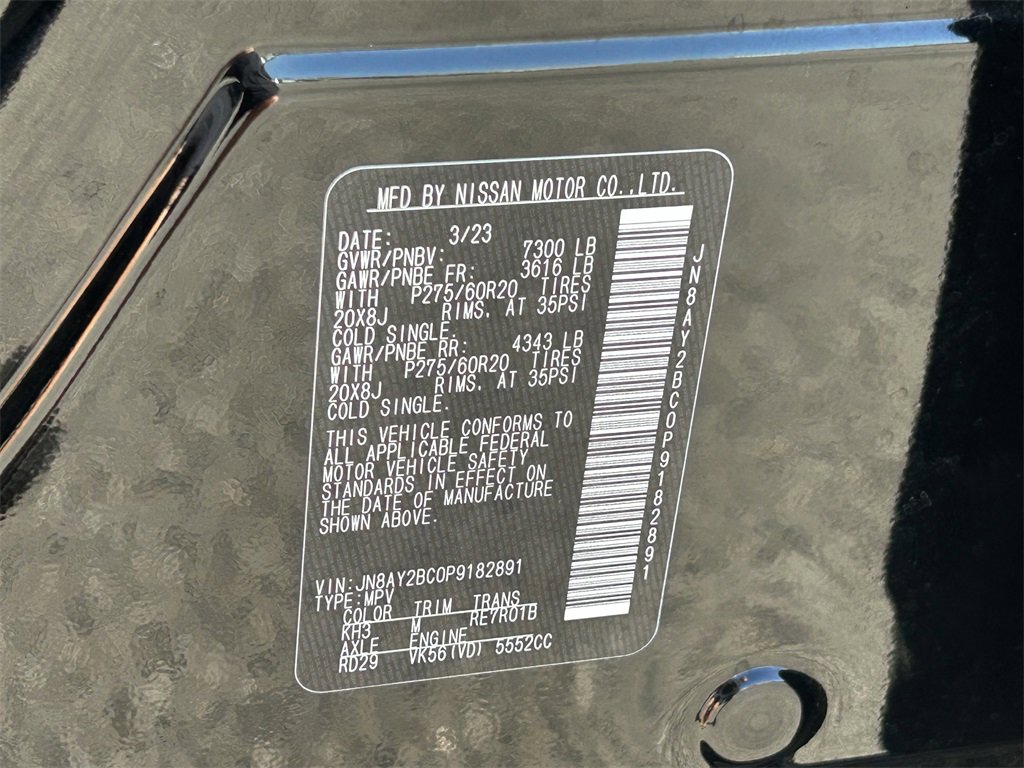 Used 2023 Nissan Armada SL image 33