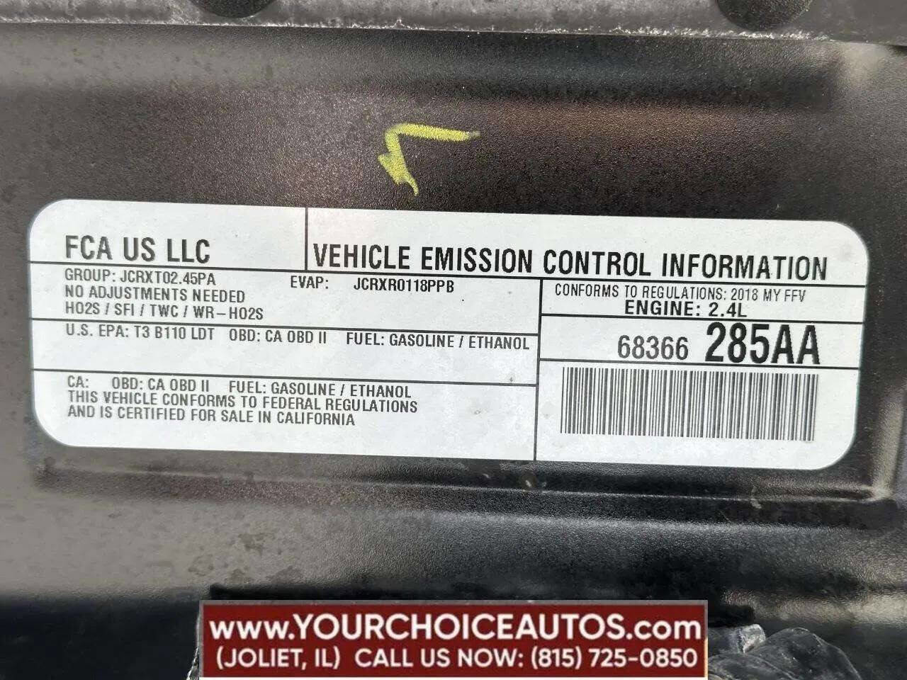 Used 2018 Jeep Cherokee Latitude w/ Safety Group AWD/4WD image 45