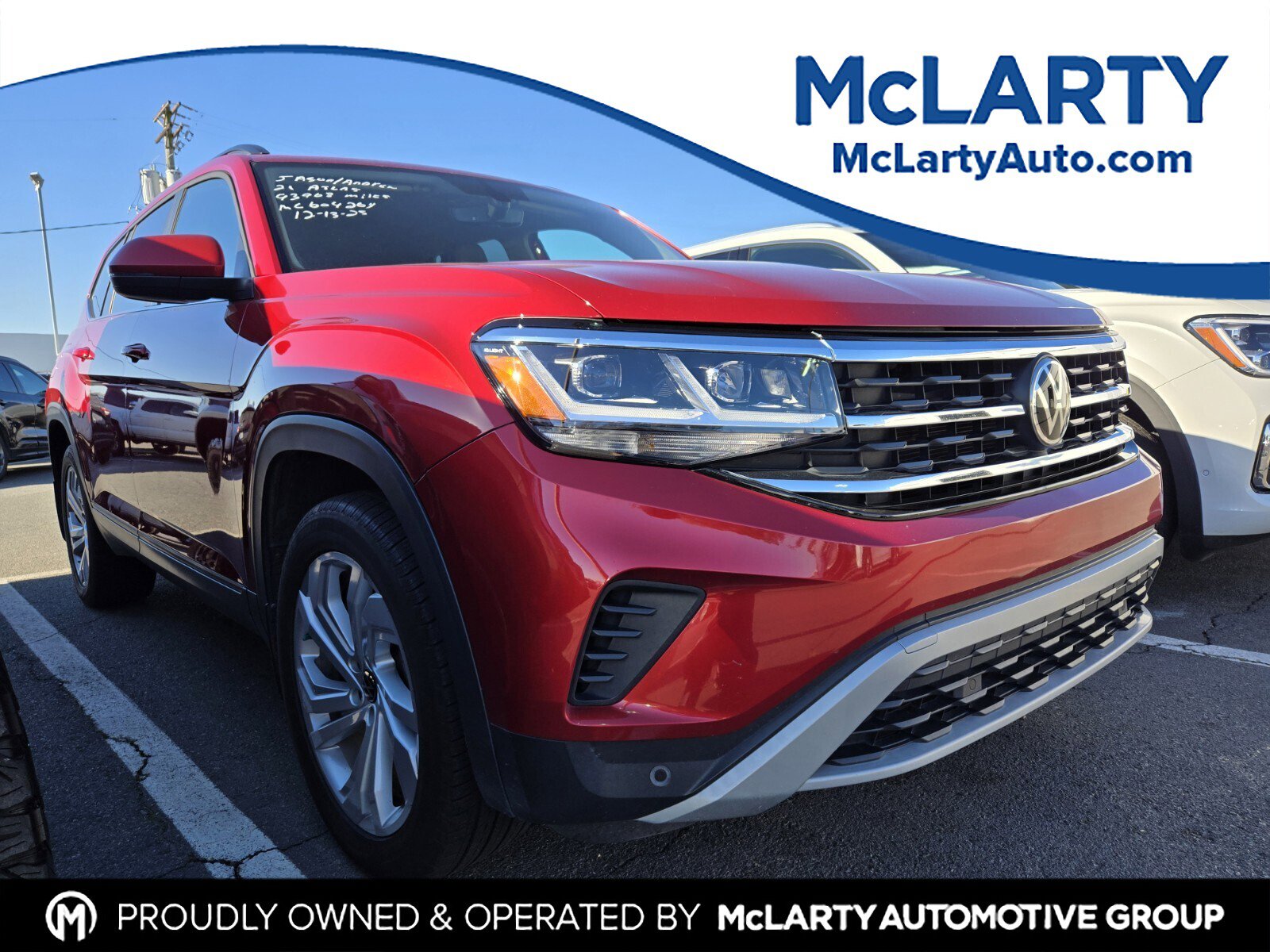 Used 2021 Volkswagen Atlas SE image 1