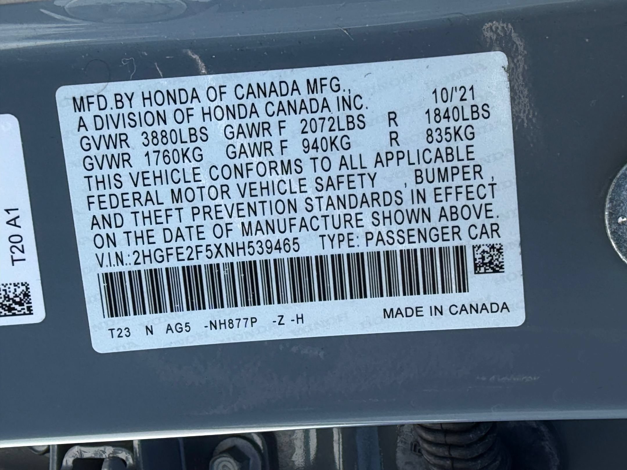 Used 2022 Honda Civic Sport image 25