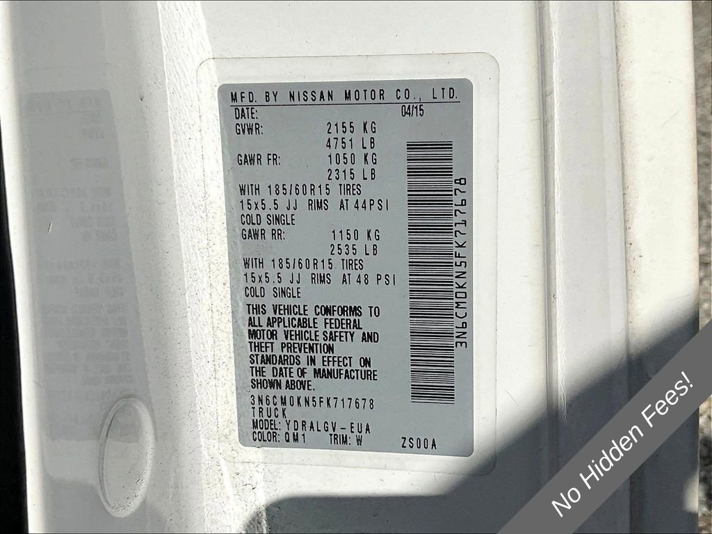 Used 2015 Nissan NV200 SV w/ Technology Package FWD image 25