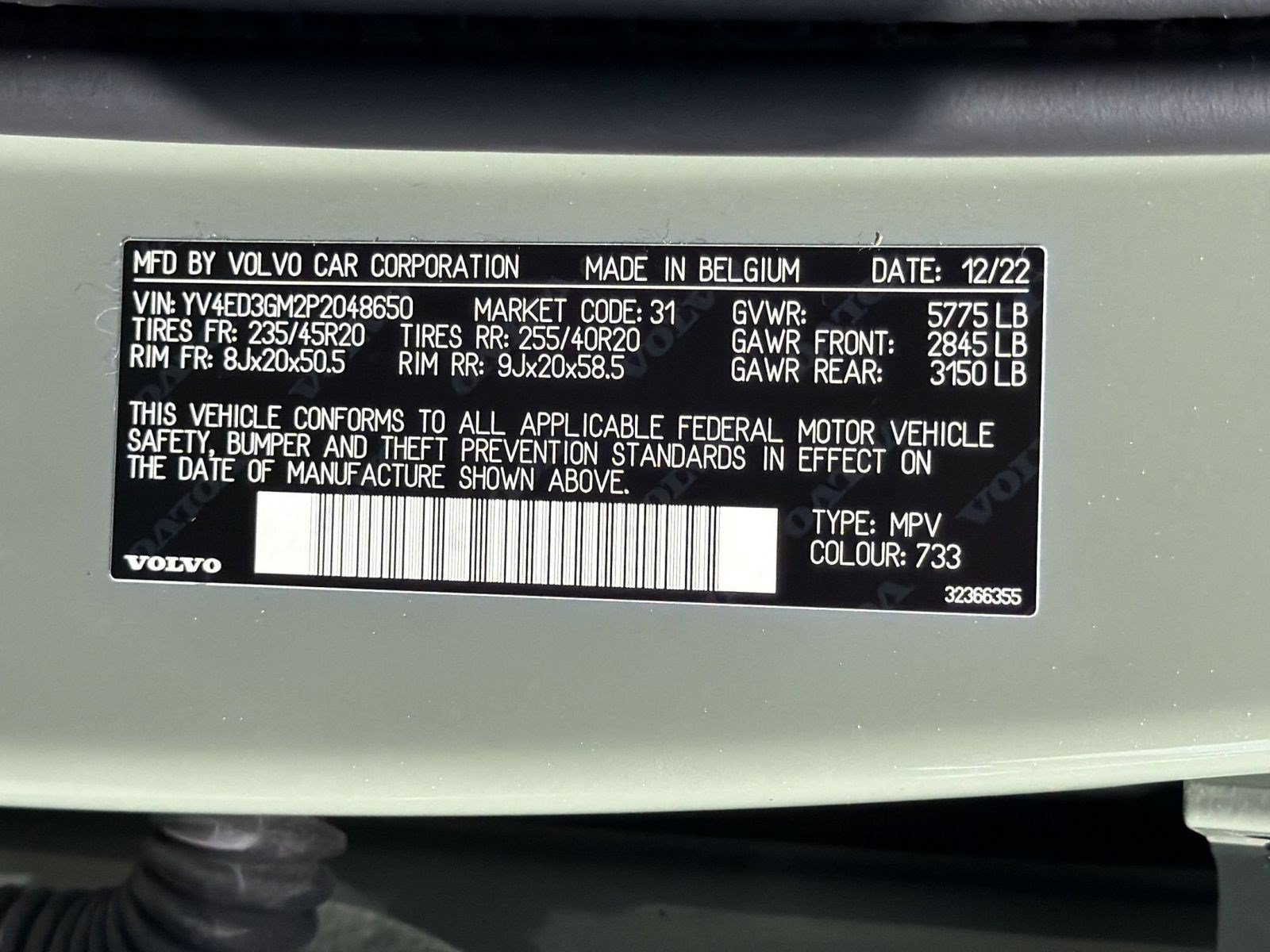Certified 2023 Volvo C40 P8 Recharge Ultimate AWD/4WD image 23