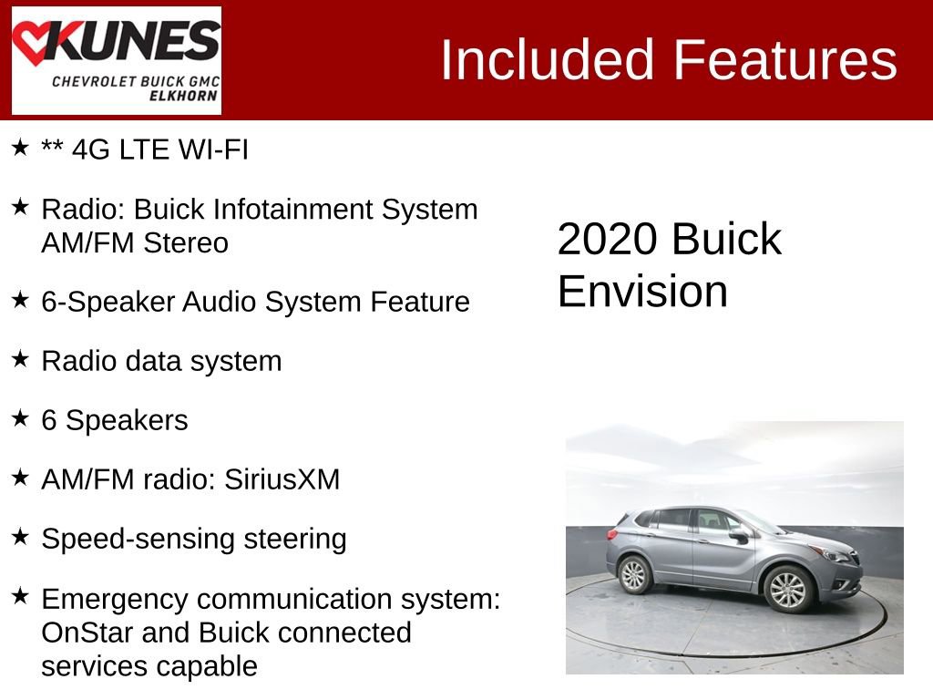 Used 2020 Buick Envision Essence image 3