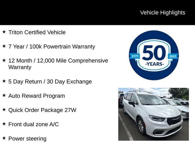 Used 2024 Chrysler Pacifica Touring FWD image 5