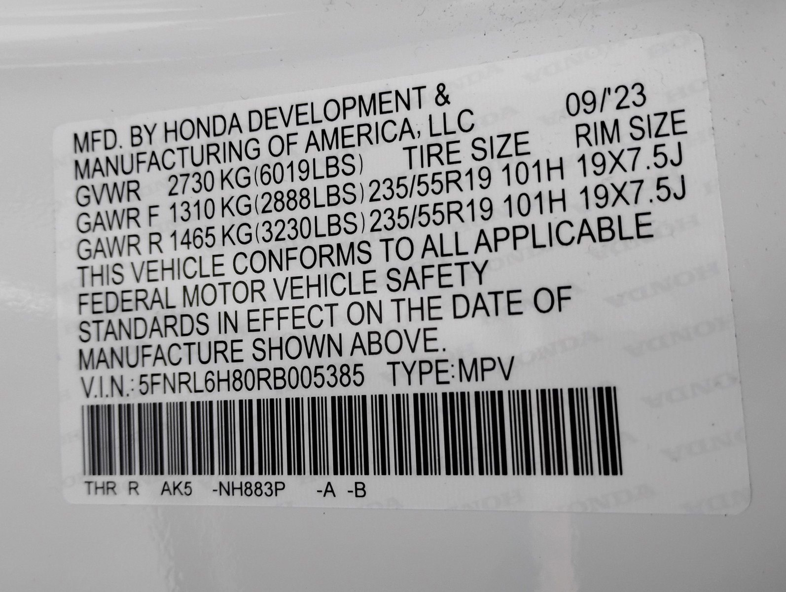 Used 2024 Honda Odyssey Touring image 39