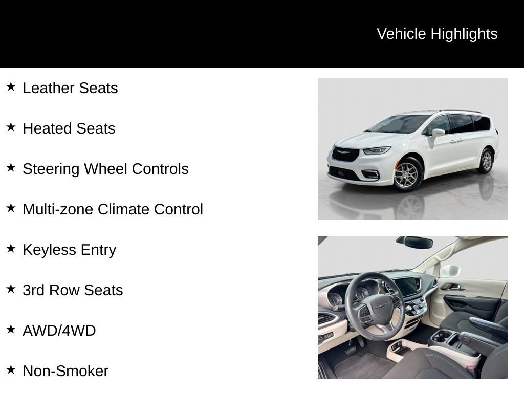 Used 2021 Chrysler Pacifica Touring w/ Cold Weather Group FWD image 11