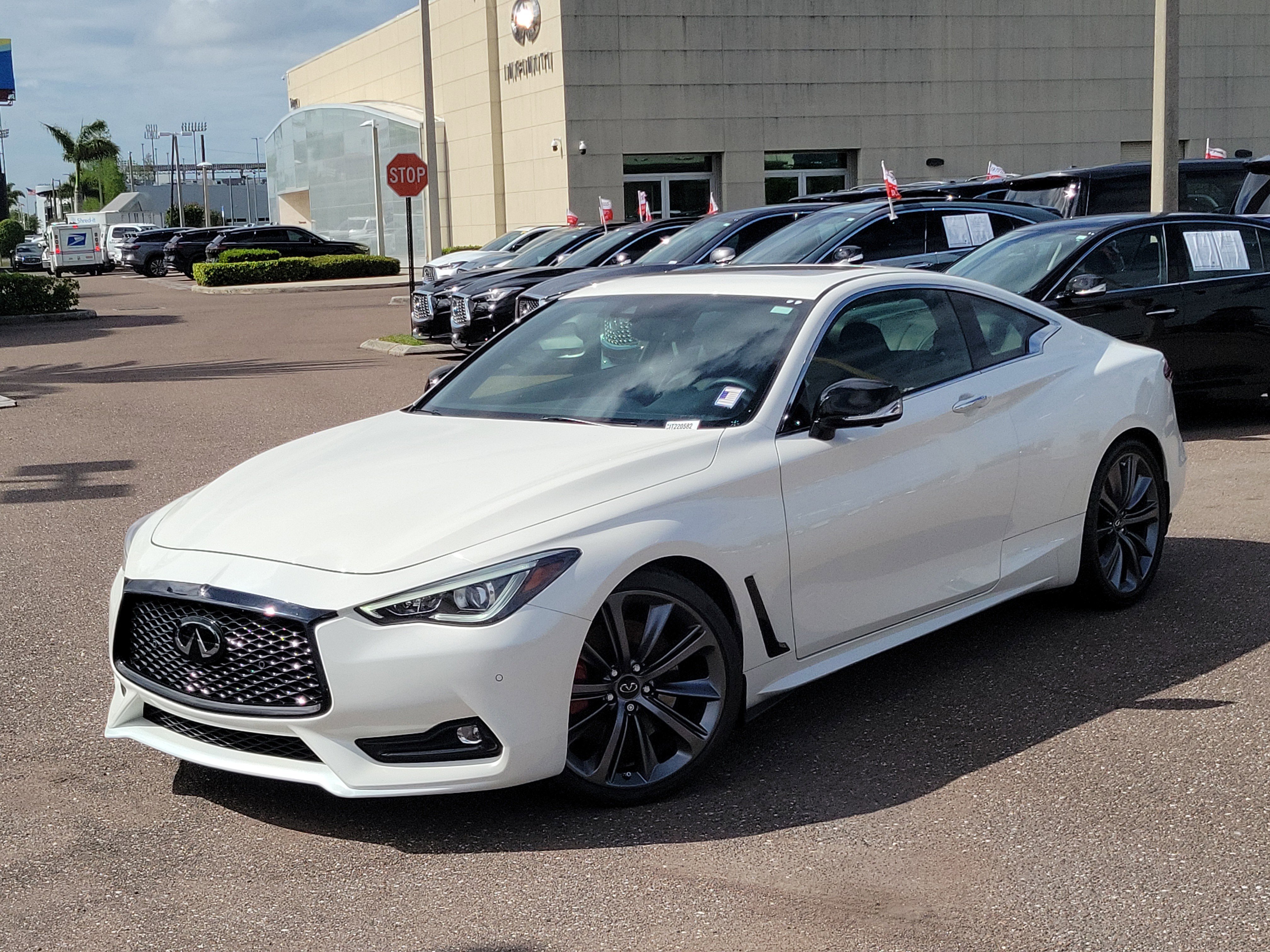 Certified 2022 INFINITI Q60 Red Sport 400 w/ Cargo Package image 1