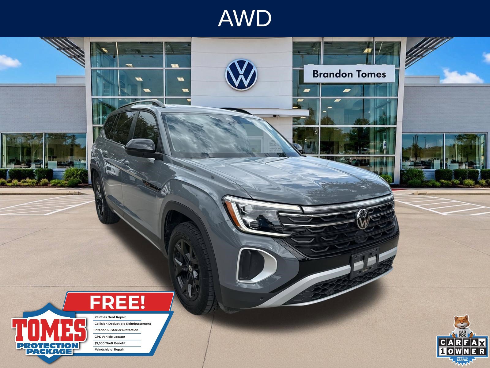 Used 2024 Volkswagen Atlas Peak Edition SE AWD/4WD image 1