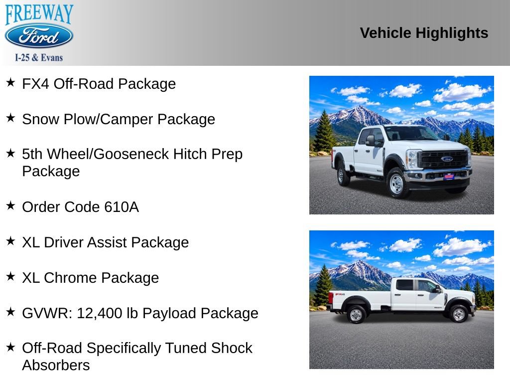 Used 2024 Ford F350 XL w/ XL Driver Assist Package AWD/4WD image 2