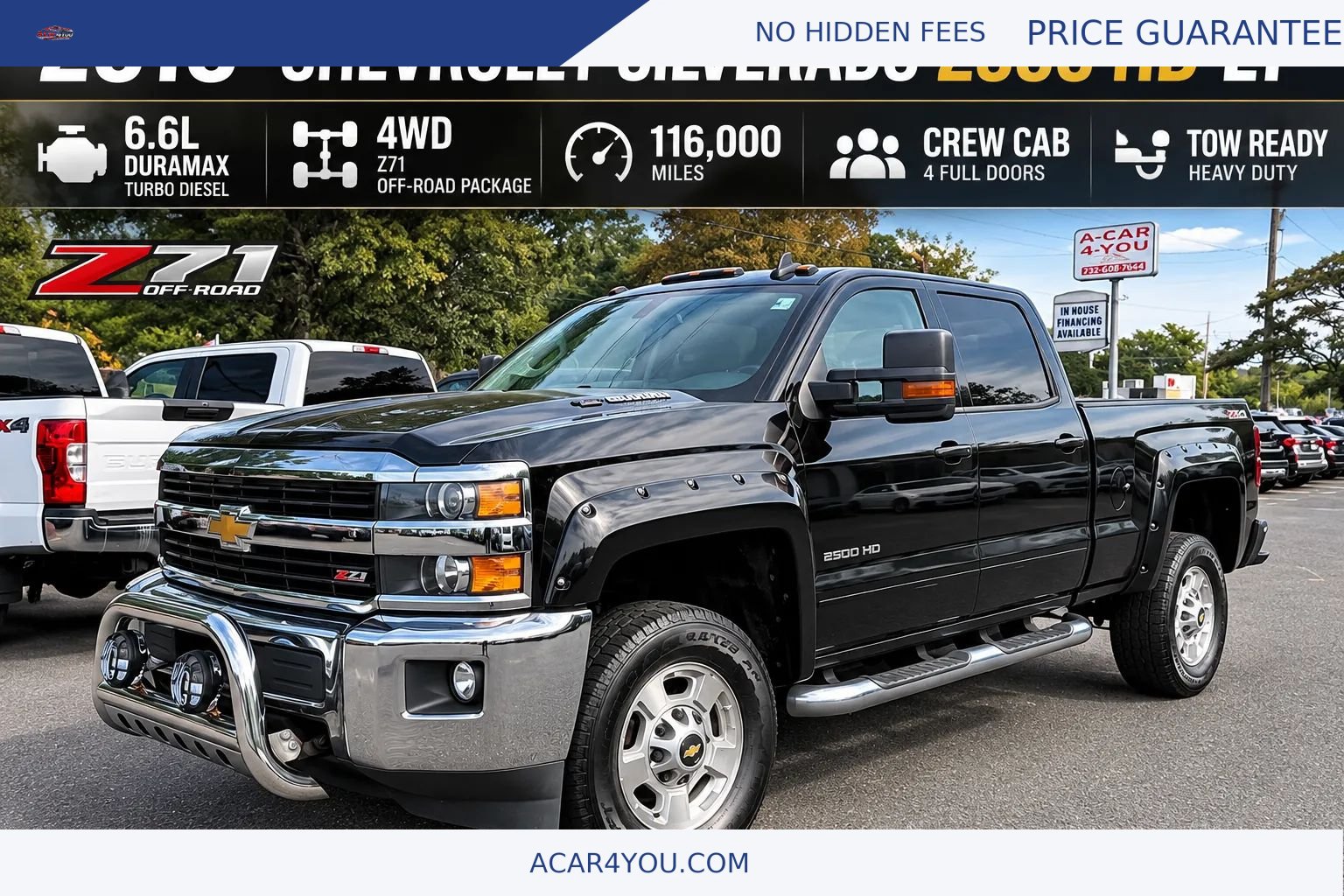 Used 2016 Chevrolet Silverado 2500 LT w/ LT Convenience Package AWD/4WD image 1