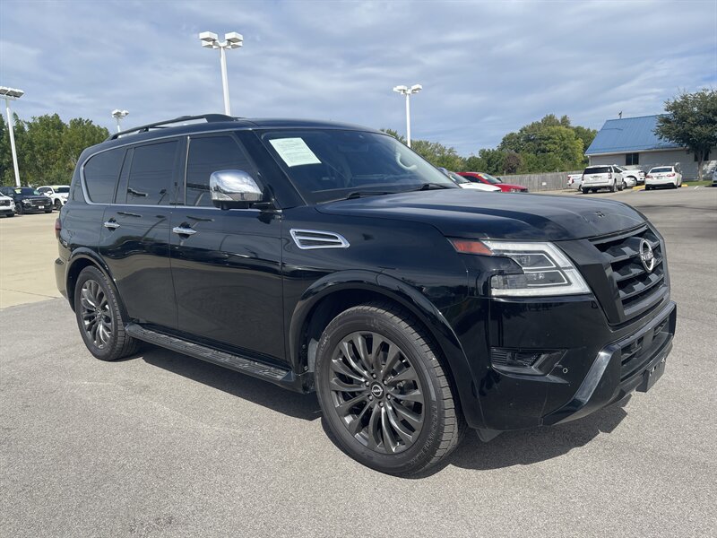 Used 2021 Nissan Armada Platinum w/ Captain's Chairs Package