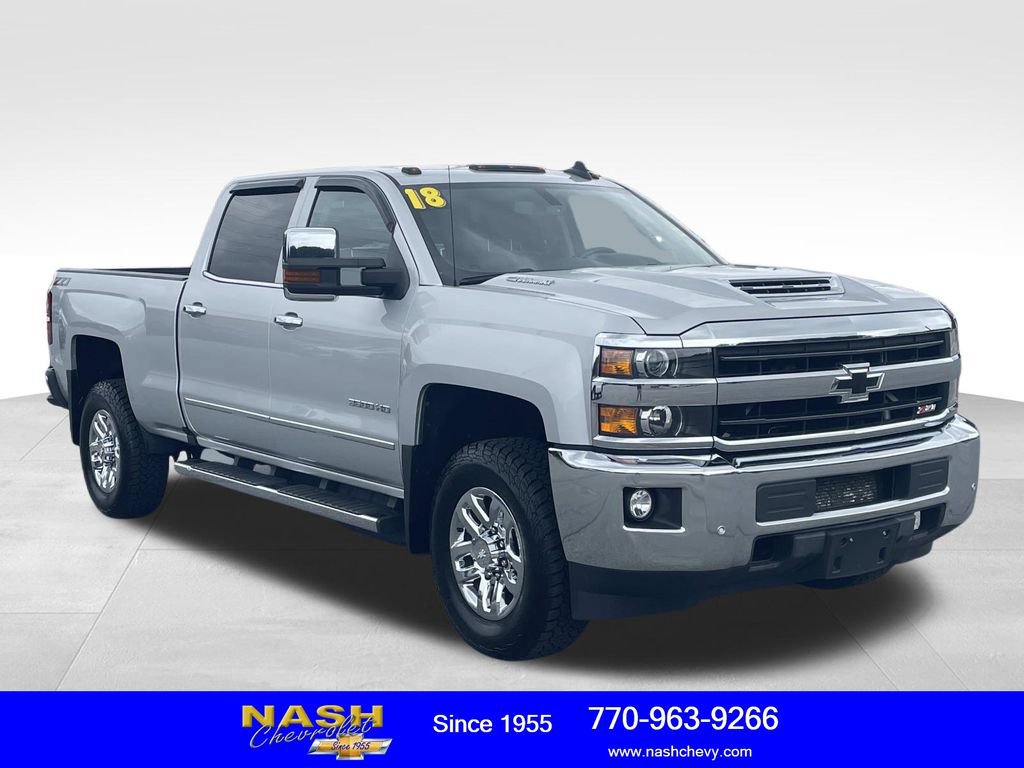 Used 2018 Chevrolet Silverado 3500 LTZ w/ Duramax Plus Package AWD/4WD image 1