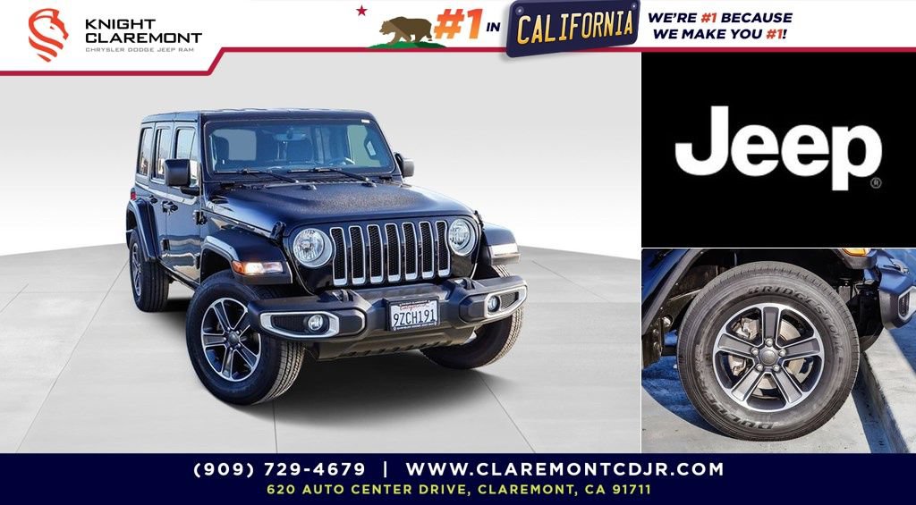Used 2023 Jeep Wrangler Unlimited Sahara AWD/4WD 360° Tour