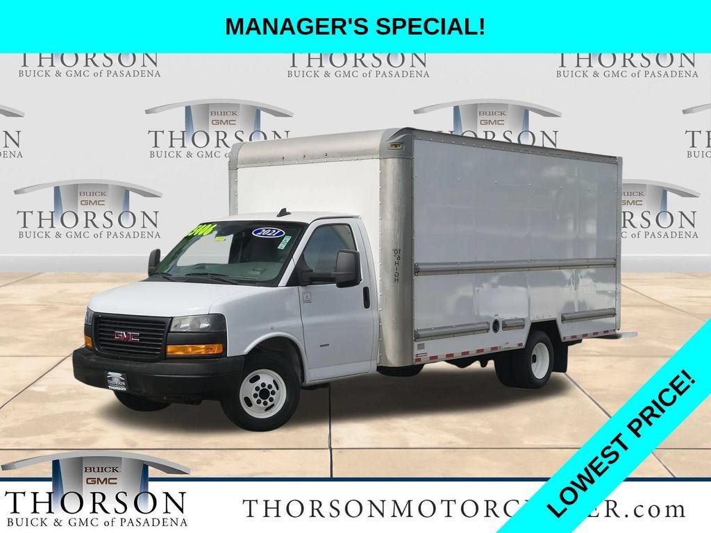 Used 2021 GMC Savana 3500 Extended w/ Power Convenience Package RWD image 1