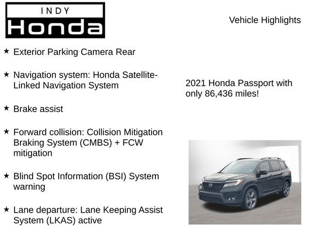 Used 2021 Honda Passport Touring image 7