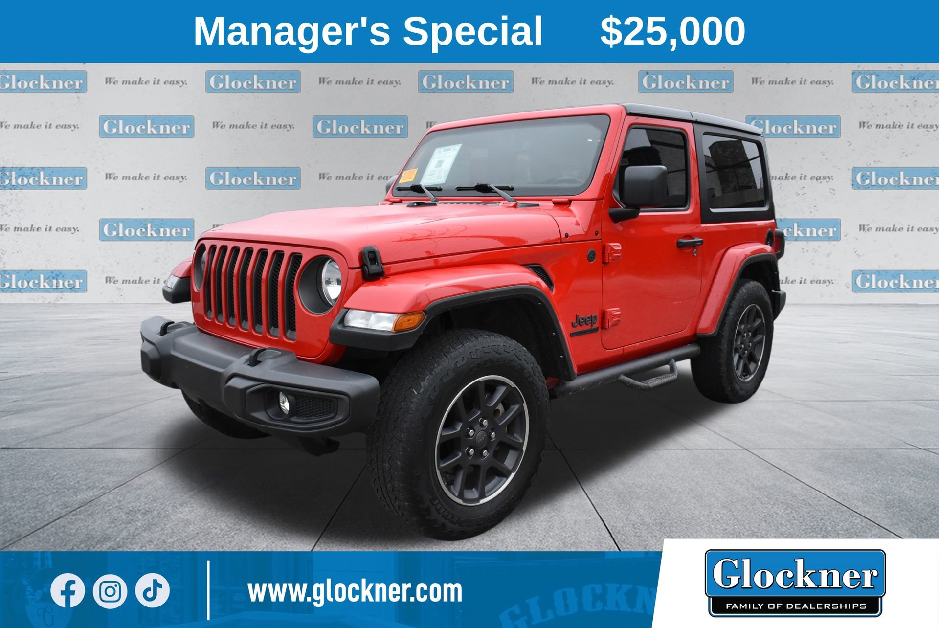 Used 2021 Jeep Wrangler Sport S image 1