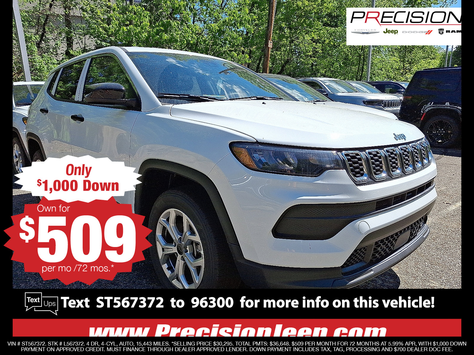 Certified 2025 Jeep Compass Sport