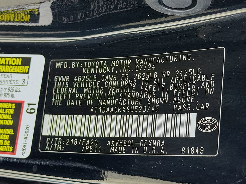 Used 2025 Toyota Camry LE image 36