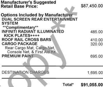 Used 2023 INFINITI QX80 Sensory w/ Cargo Package image 2