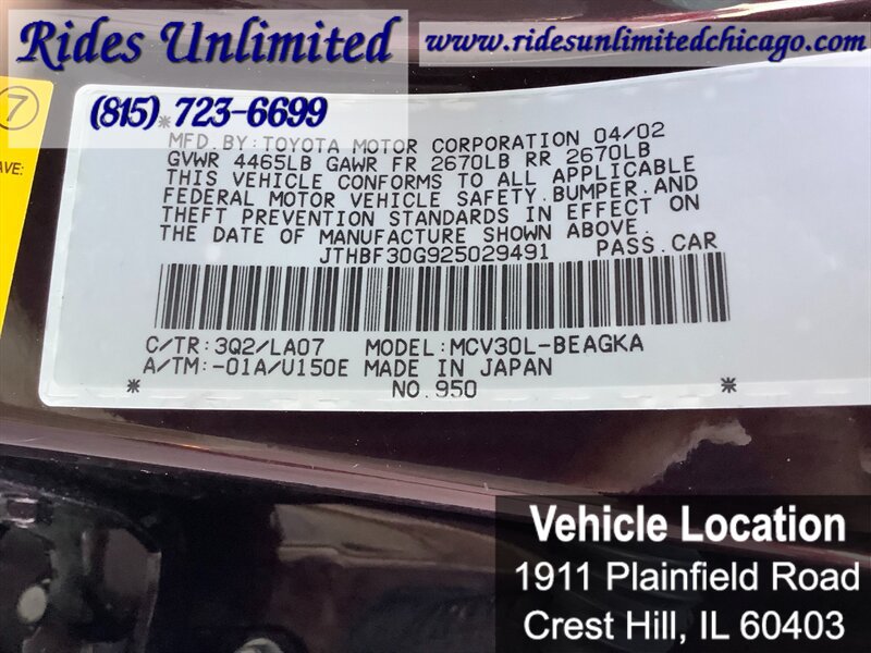Used 2002 Lexus ES 330 FWD image 27