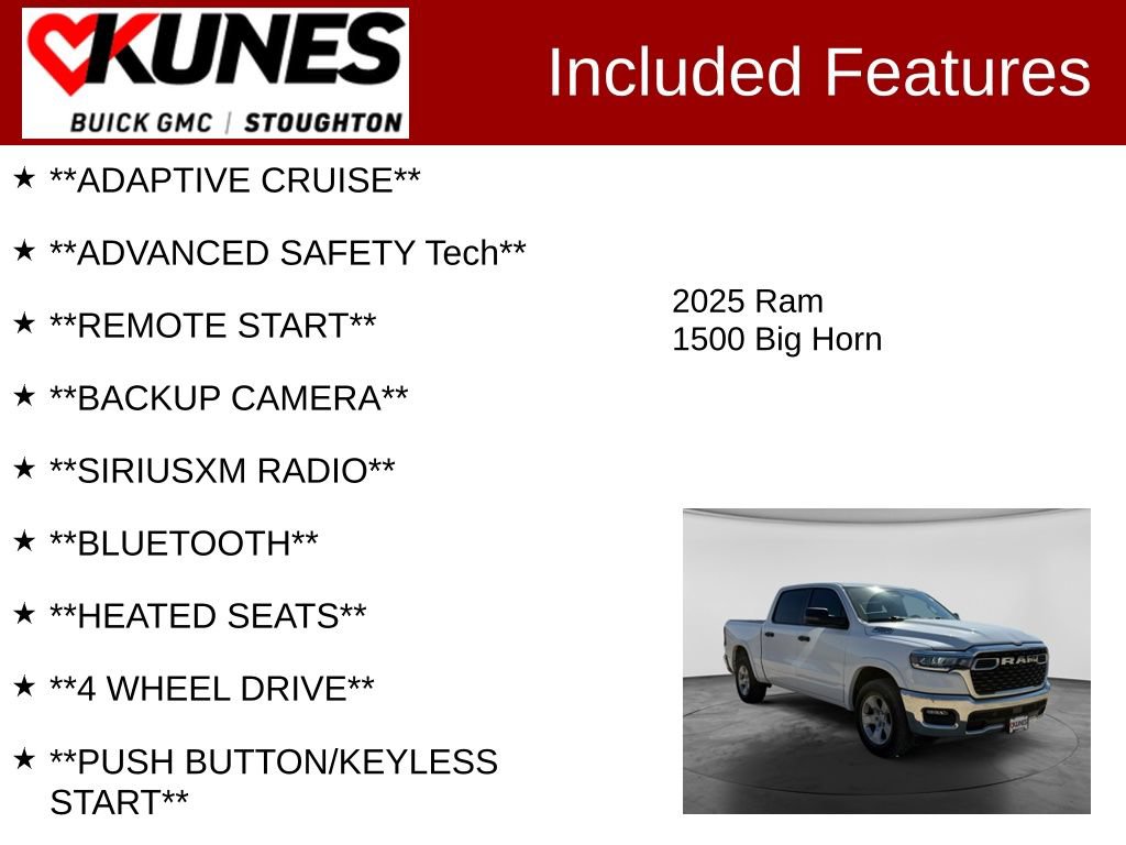 Used 2025 RAM 1500 Big Horn AWD/4WD image 2