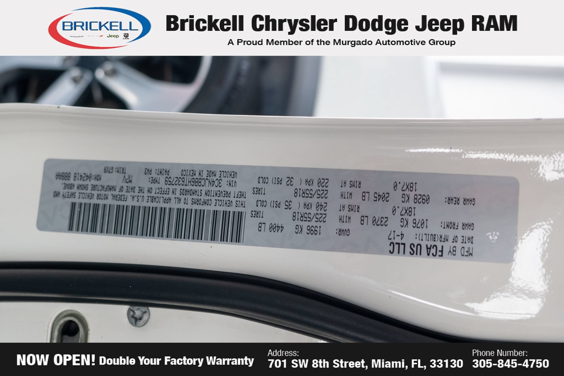 Used 2017 Jeep Compass Latitude w/ Popular Equipment Group FWD image 37