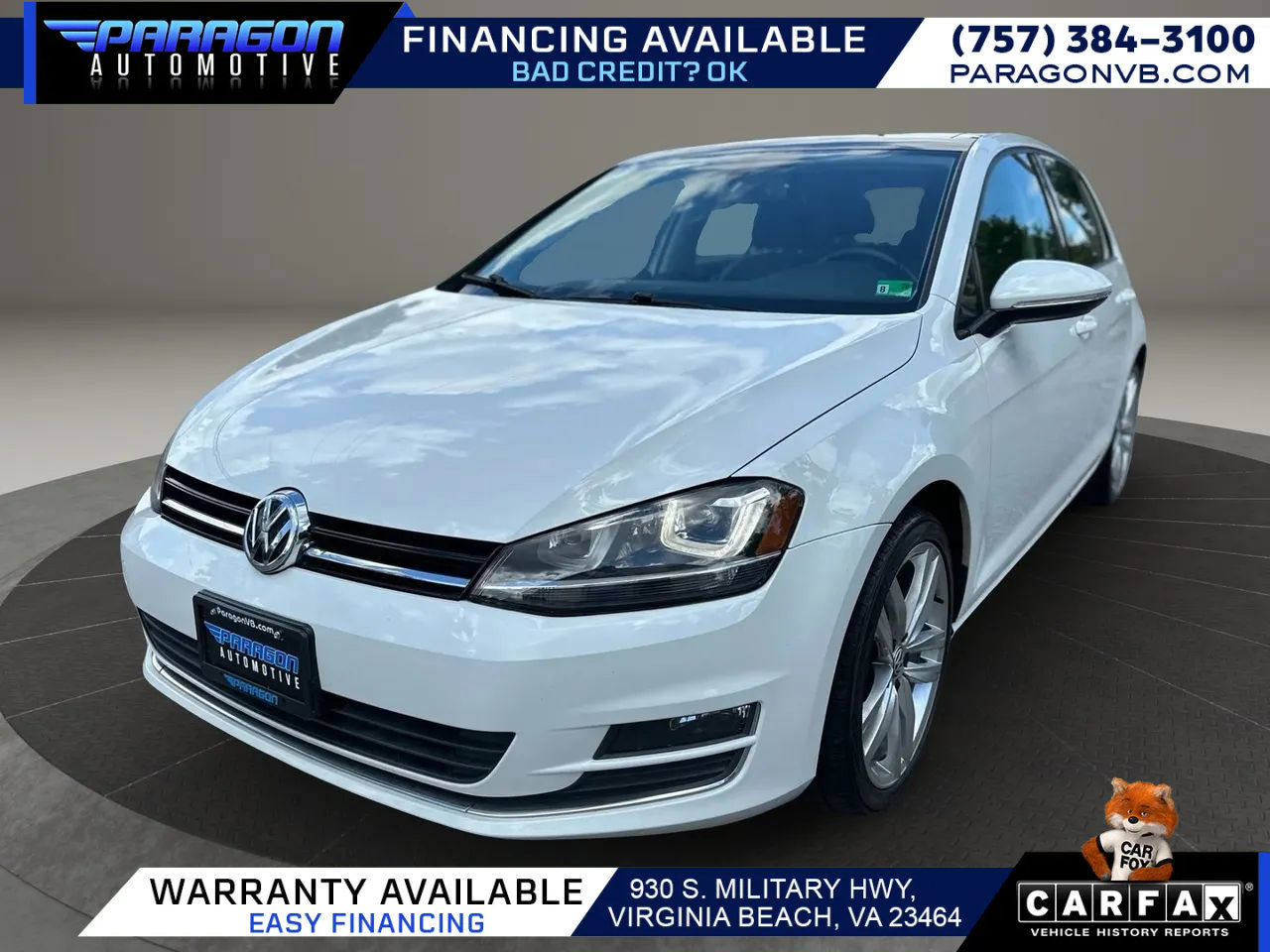 Used 2015 Volkswagen Golf S