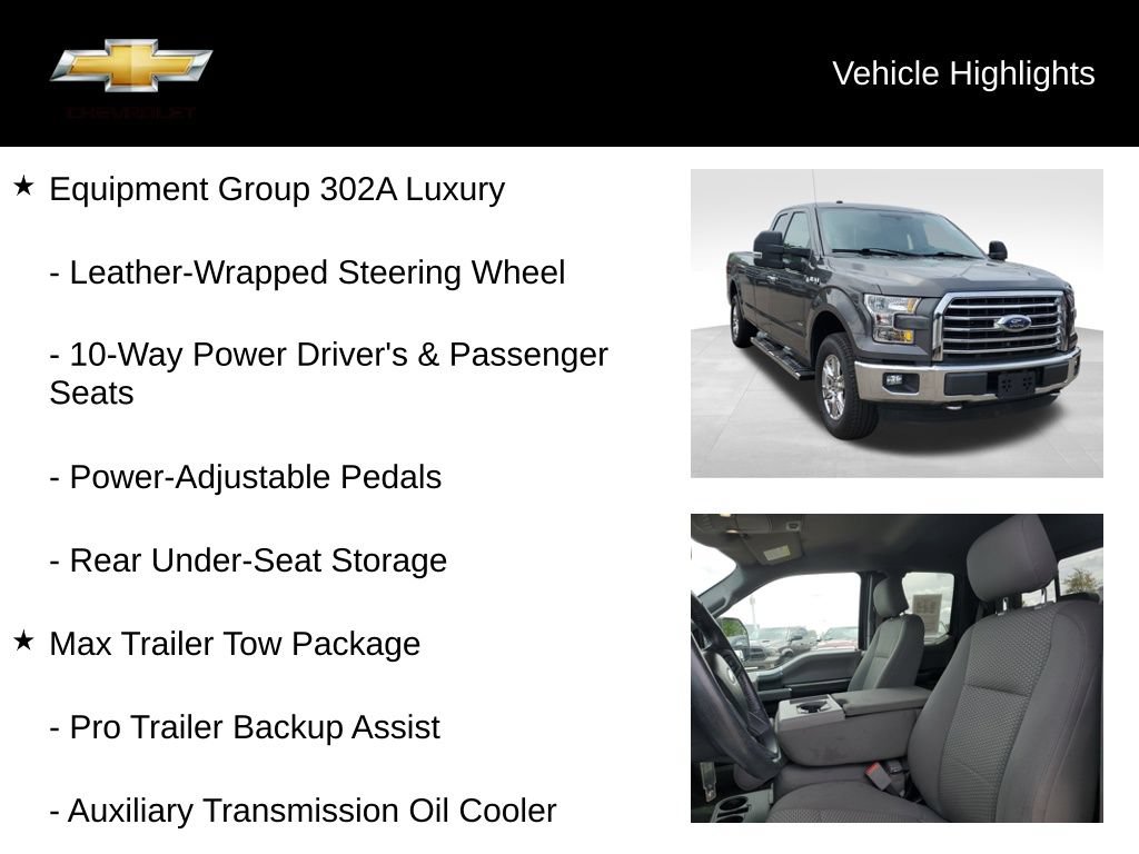Used 2016 Ford F150 XLT w/ Equipment Group 302A Luxury AWD/4WD image 20
