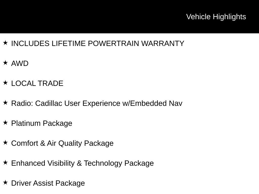 Used 2021 Cadillac XT6 Premium Luxury w/ Platinum Package