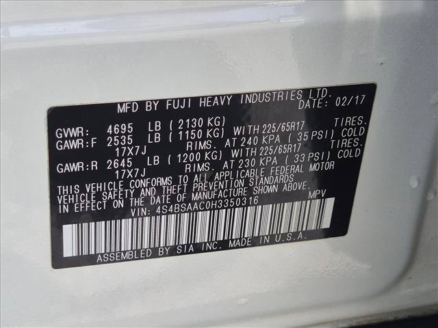 Used 2017 Subaru Outback 2.5i AWD/4WD image 30
