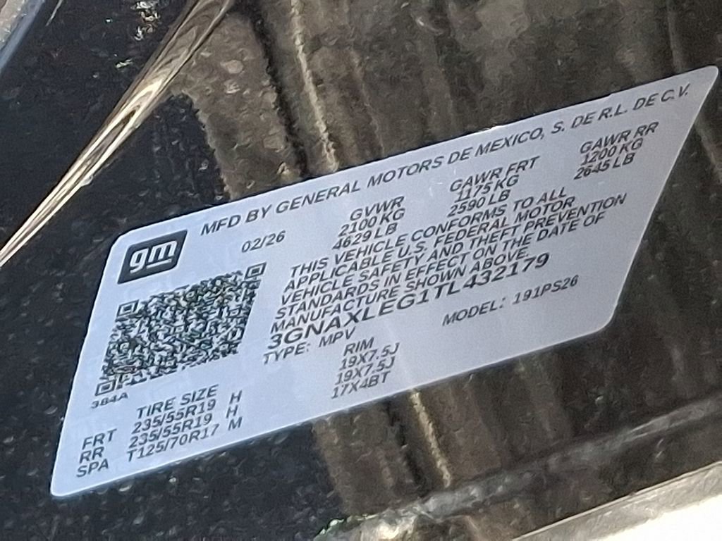 New 2026 Chevrolet Equinox RS w/ Safety and Technology Package FWD image 10
