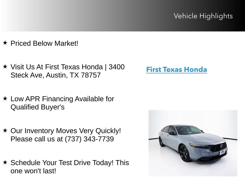 Used 2025 Honda Accord Sport image 10