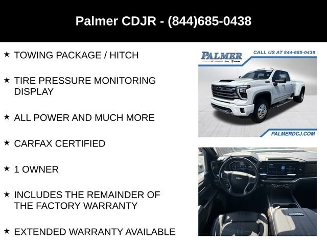 Used 2024 Chevrolet Silverado 3500 High Country w/ LPO, Dark Essentials Package AWD/4WD image 24